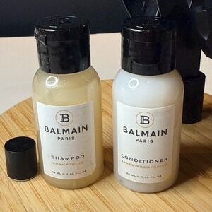 BALMAIN • PARIS • Shampoo and Conditioner Travel Size Set • 1.35 Fl Oz each •New